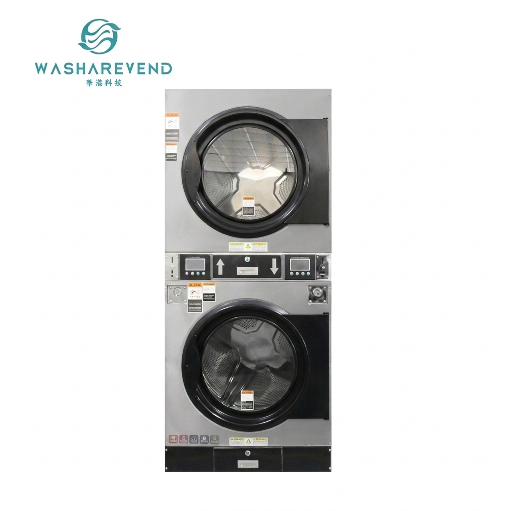 Coin Operated Stack Double Dryer